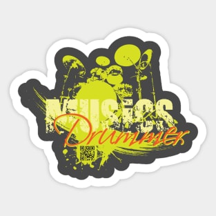 DRUMMER 3 Sticker